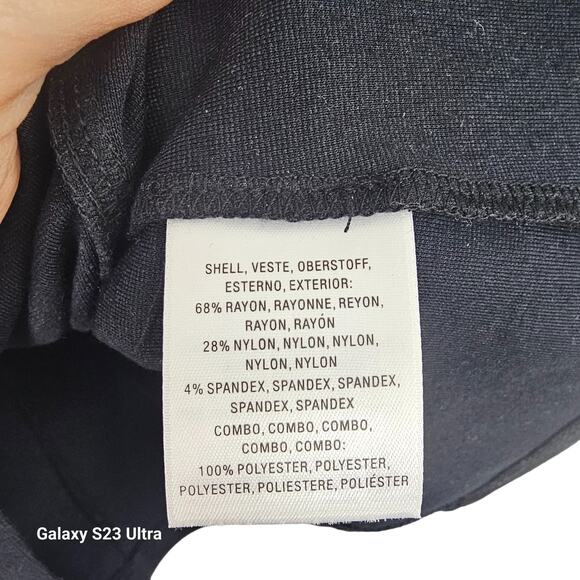 Anthropologie Top Meadow Rue Top Sleeveless Blouse Women S Black Square Neck Top - Picture 7 of 9